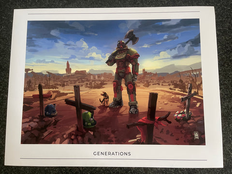 Generations Glossy Print A2 Size
