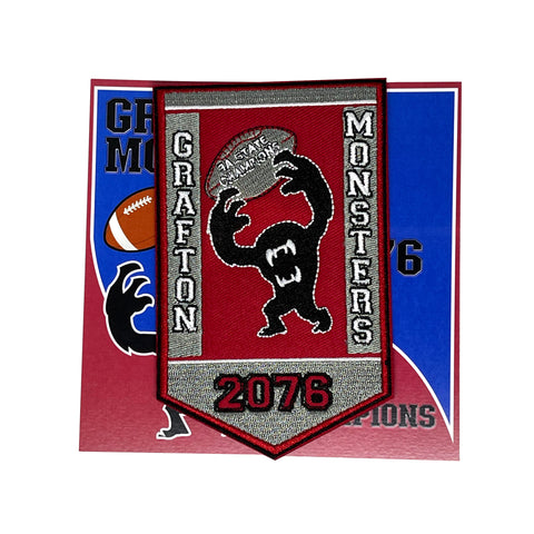 Grafton Monsters Embroidered Patch