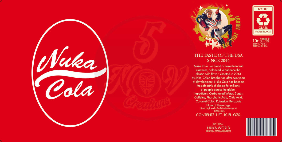 Nuka Cola and Vim Custom Bottle Labels - Digital Download – Pocket ...