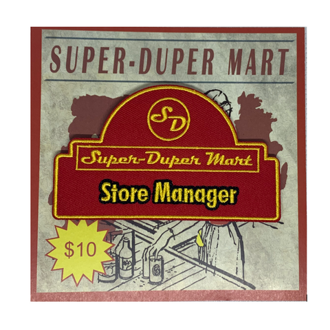 Super Duper Mart Embroidered Patch
