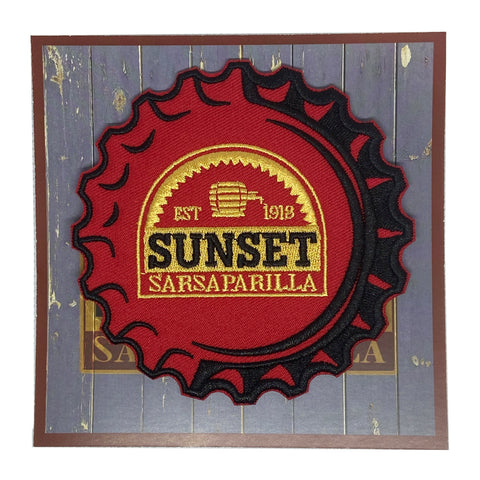 Sunset Sarsaparilla Embroidered Patch