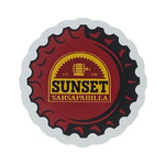 Sunset Sarsaparilla Vinyl Sticker